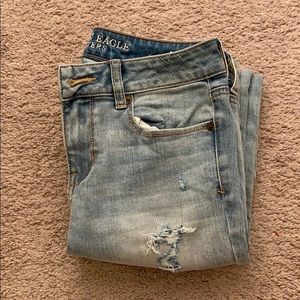 American Eagle Distressed Skinny Jeans